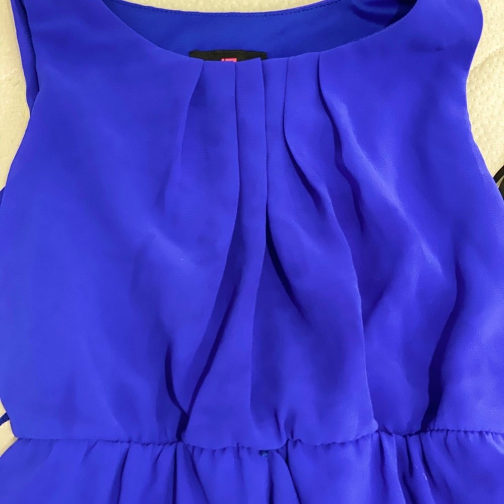 Girls blue Flowy summer dress size 12